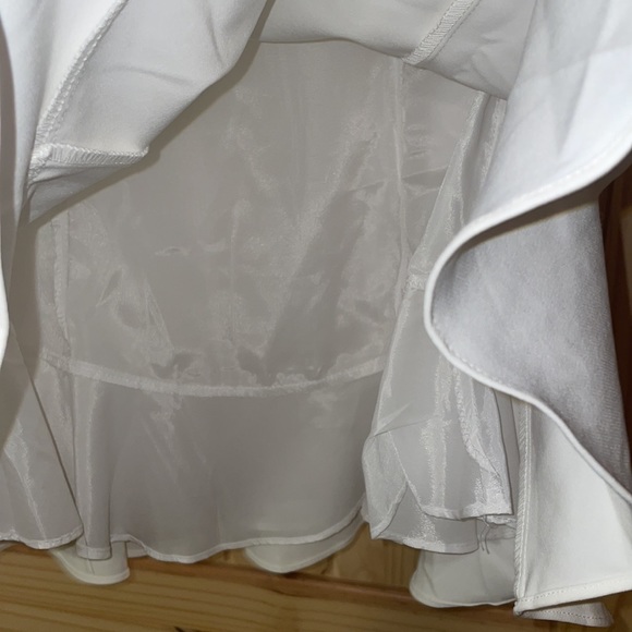 White Ruffle Dress - Picture 2 of 3